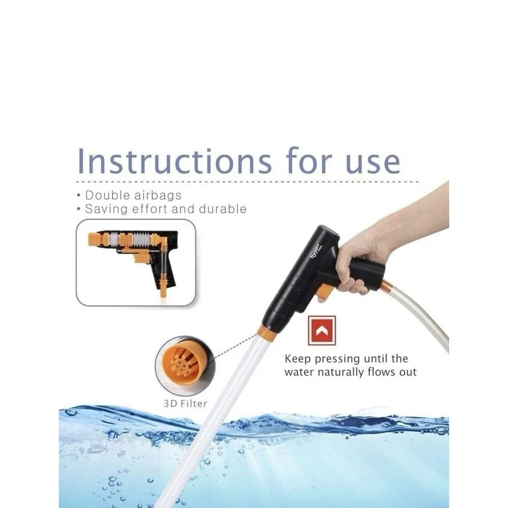 hygger HG956  Aquarium Gravel Cleaner Water Changer Brand New